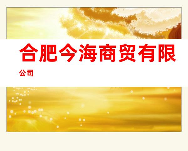 合肥今海商贸有限公司